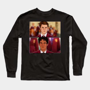 Young Royals Wilhelm and Simon season 2 final drawing Long Sleeve T-Shirt